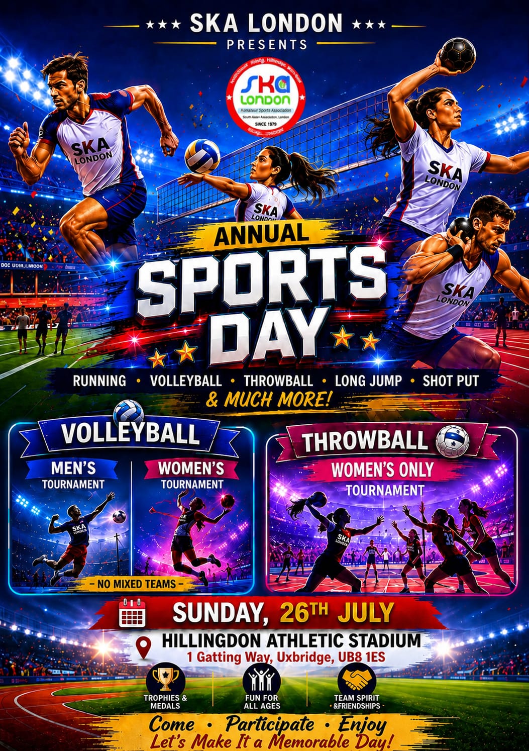 SKA London Presents: Annual Sports Day 2026